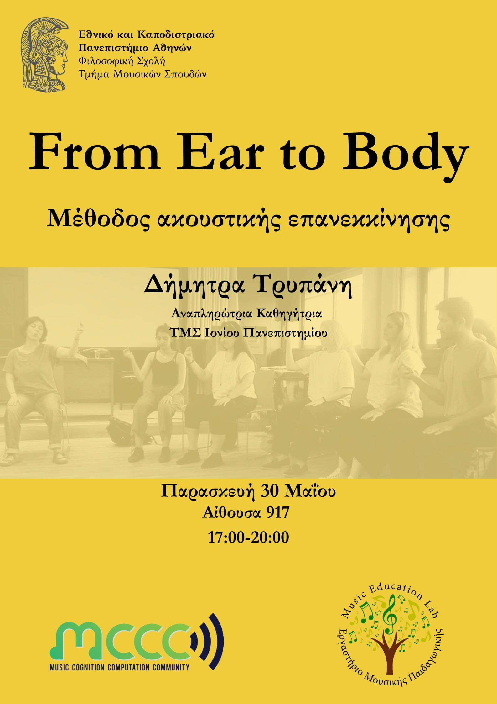 Experiential workshop: From Ear to Body – Acoustic Reboot Method